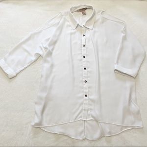 Forever 21 Small White Blouse